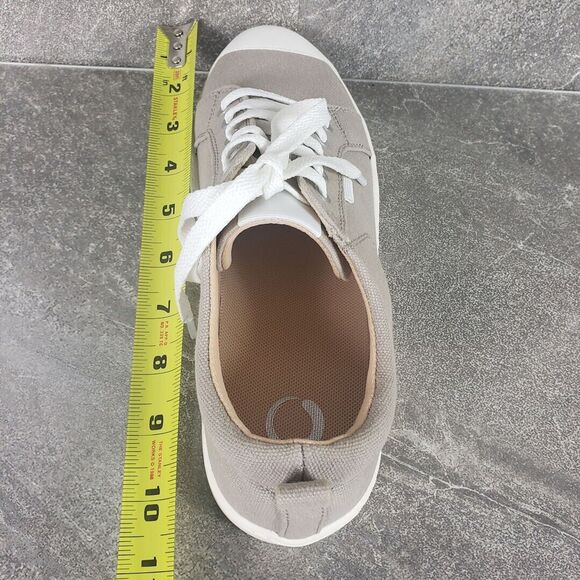 Journee Collection Lace Up Sneakers Womens 7.5 M Gray Padded Comfort Shoes Lynz - Picture 10 of 11